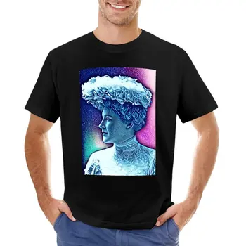 Фигура Ела Уилкокс | Портрет Ела Уилър Уилкокс |Тениска с изображение на Ела Уилкокс на стената, тениска за момче, набор от мъжките тениски с графичен дизайн